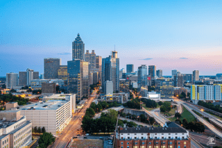 View of Atlanta from the Hotel