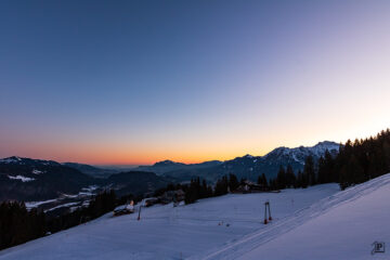 Morning dawn over the Allgäu Alps