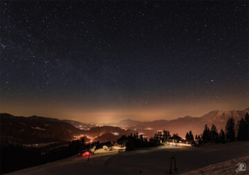 Starry night over the Allgäu