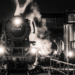 Steam Engine at Night