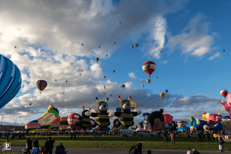 Hot-air balloons