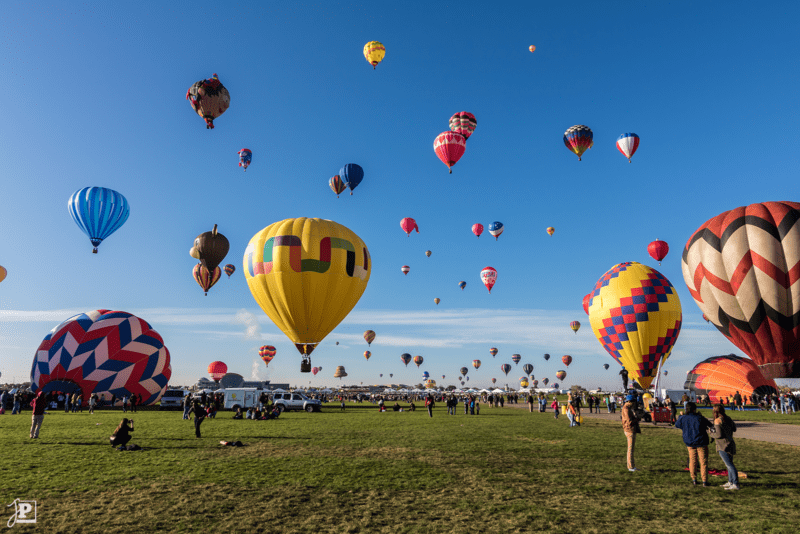 Hot-air balloons