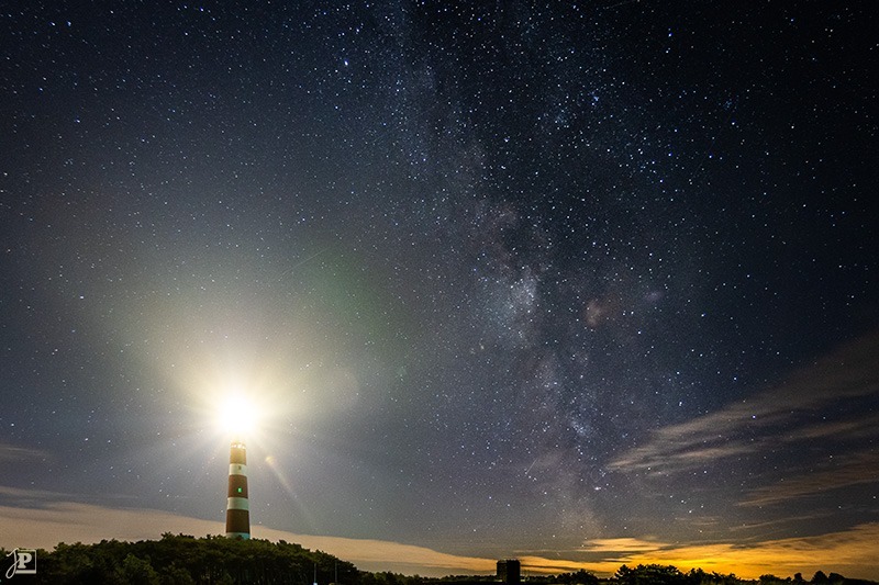 Lighthouse with Milky Way