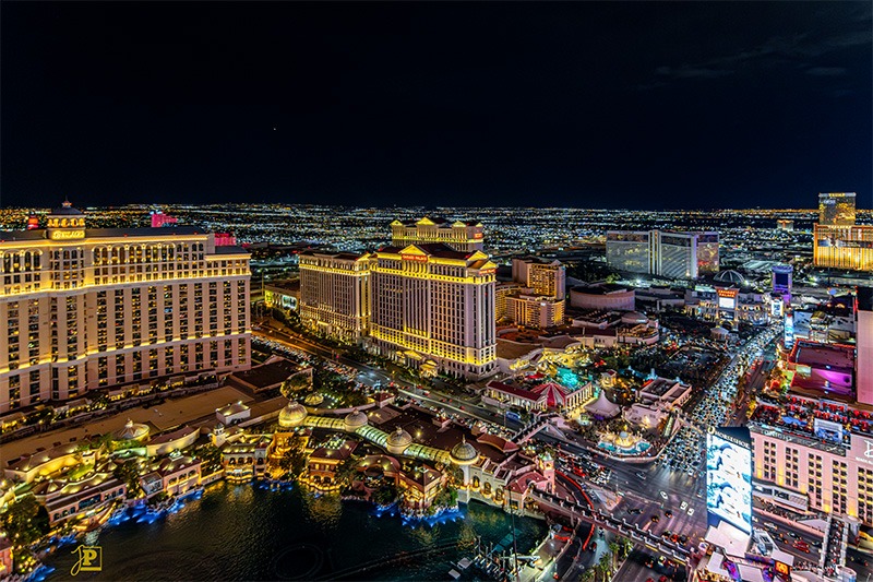 Las Vegas Nighttime Panorama