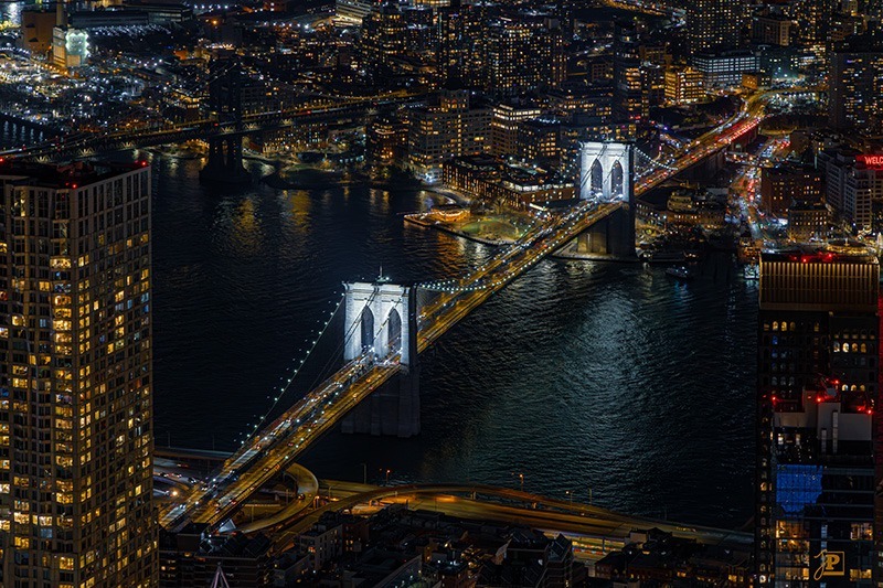 Brooklyn Bridge at night